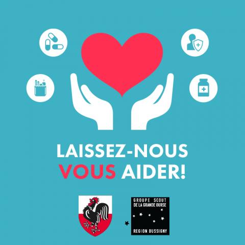 Laissez-nous vous aider - Commune de Bussigny - Groupe Scout de la Grande Ourse